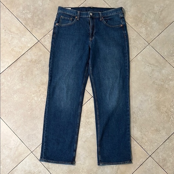 GAP Blue Straight Jeans Classic Denim Size 10 - Picture 1 of 4